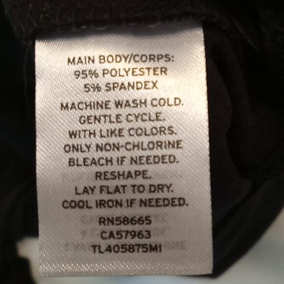 NWT Leith Womens Everyday Bodysuit, Black, Size Small. Minimalist, Stretchy - Picture 8 of 8